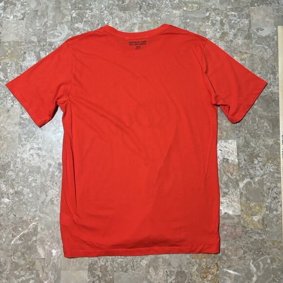 Zadig & Voltaire Shirt Mens Large Red Tommy Skull Rock Short Sleeve Tee Soft - Picture 7 of 8